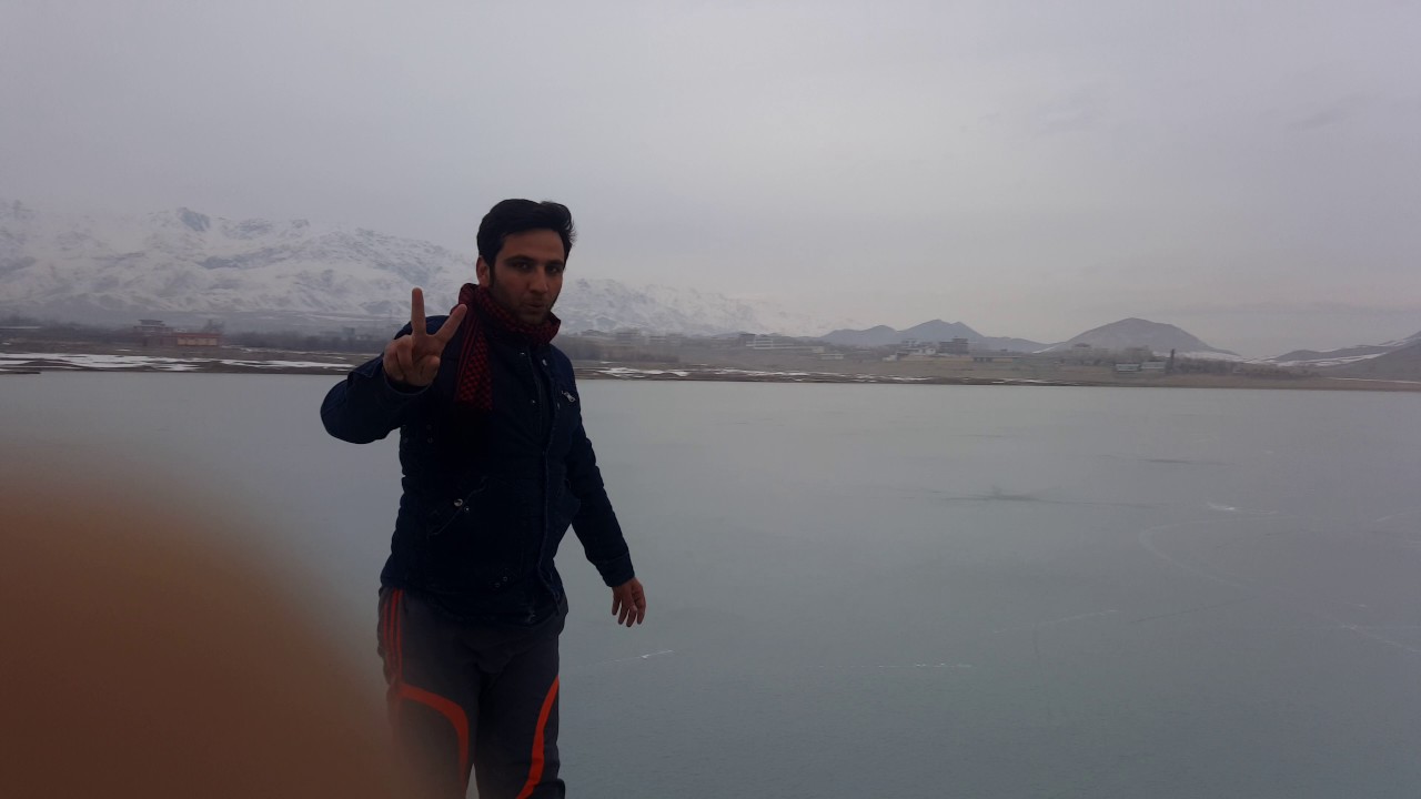 Skating over frozen Lake of Qargha