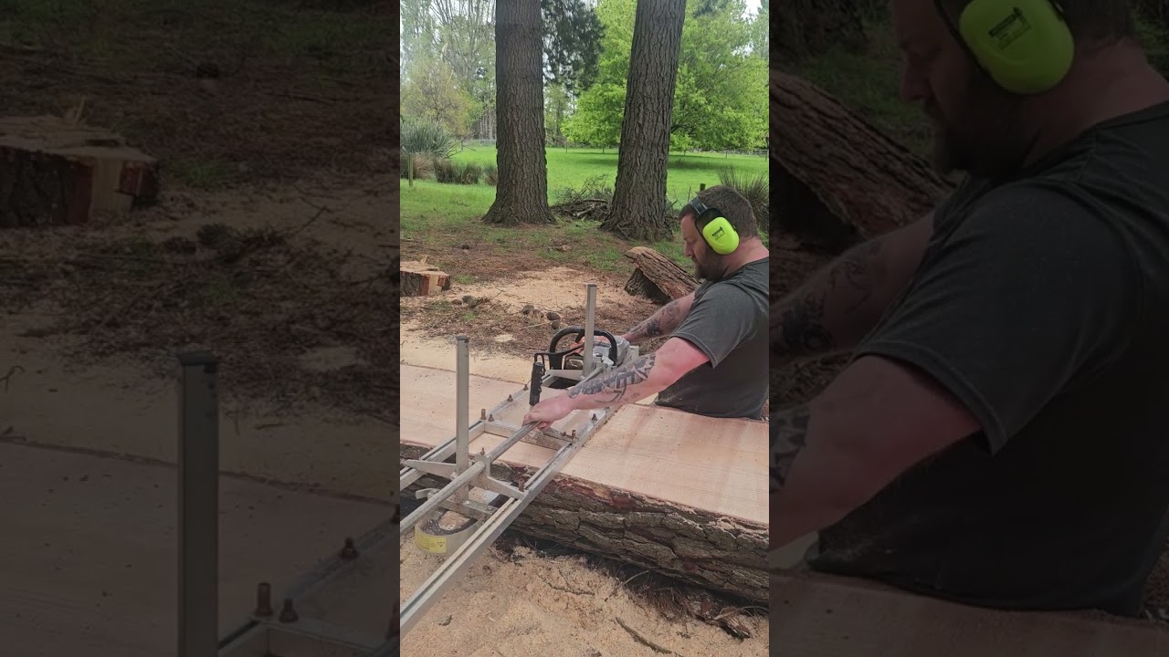 Alaskan Sawmill - MS661 vs New Zealand Pine