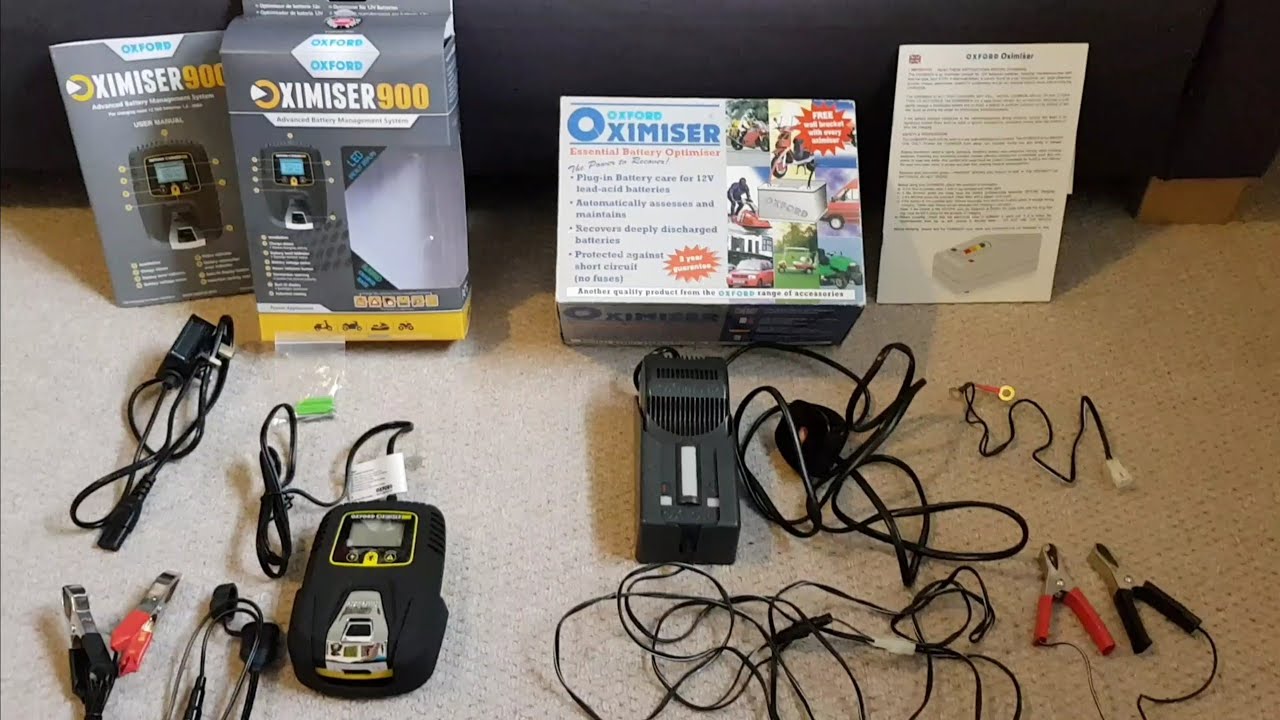 Oxford motorcycle battery charger review. Old vs new!