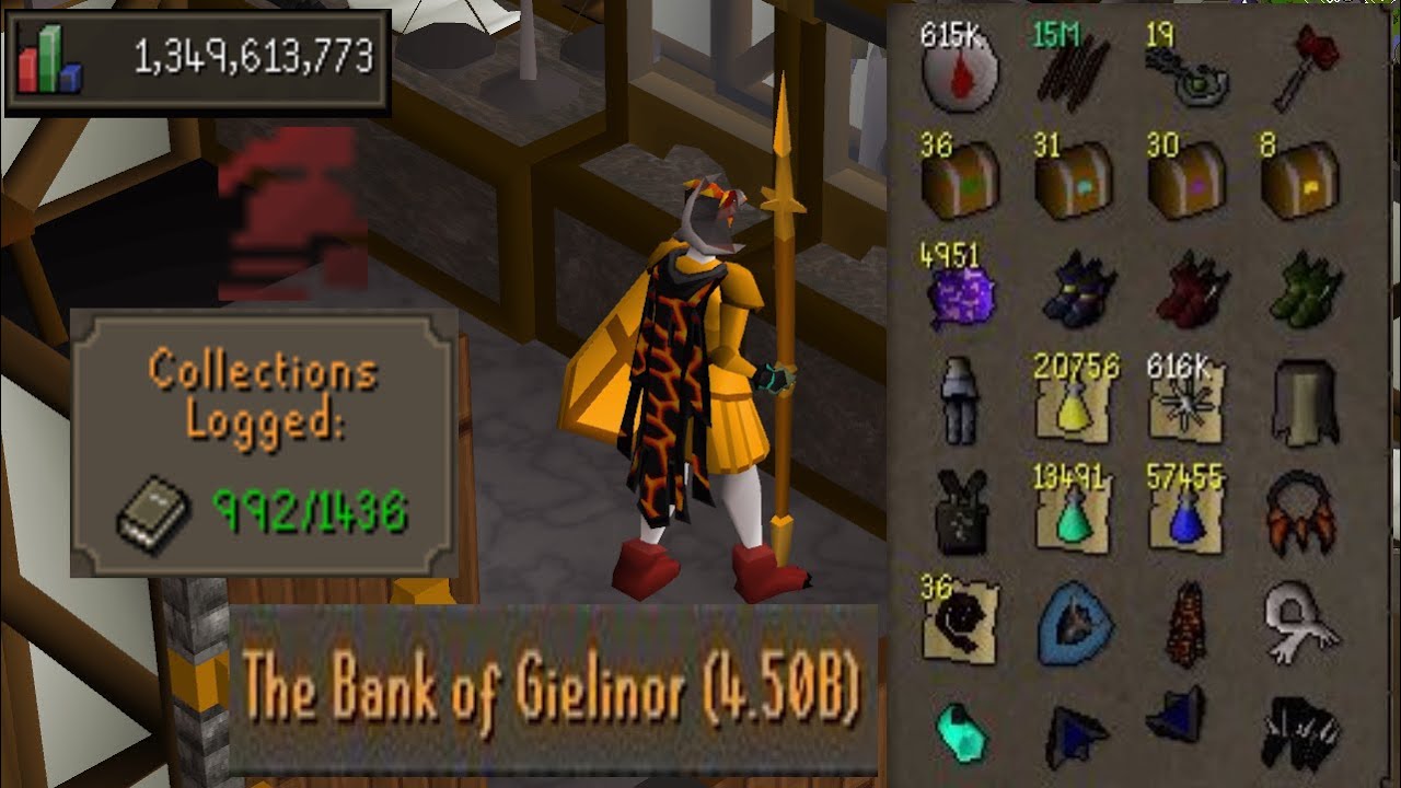 Rank 13 Hardcore Ironman OSRS Bank Video | Collection Log HCIM (2023)