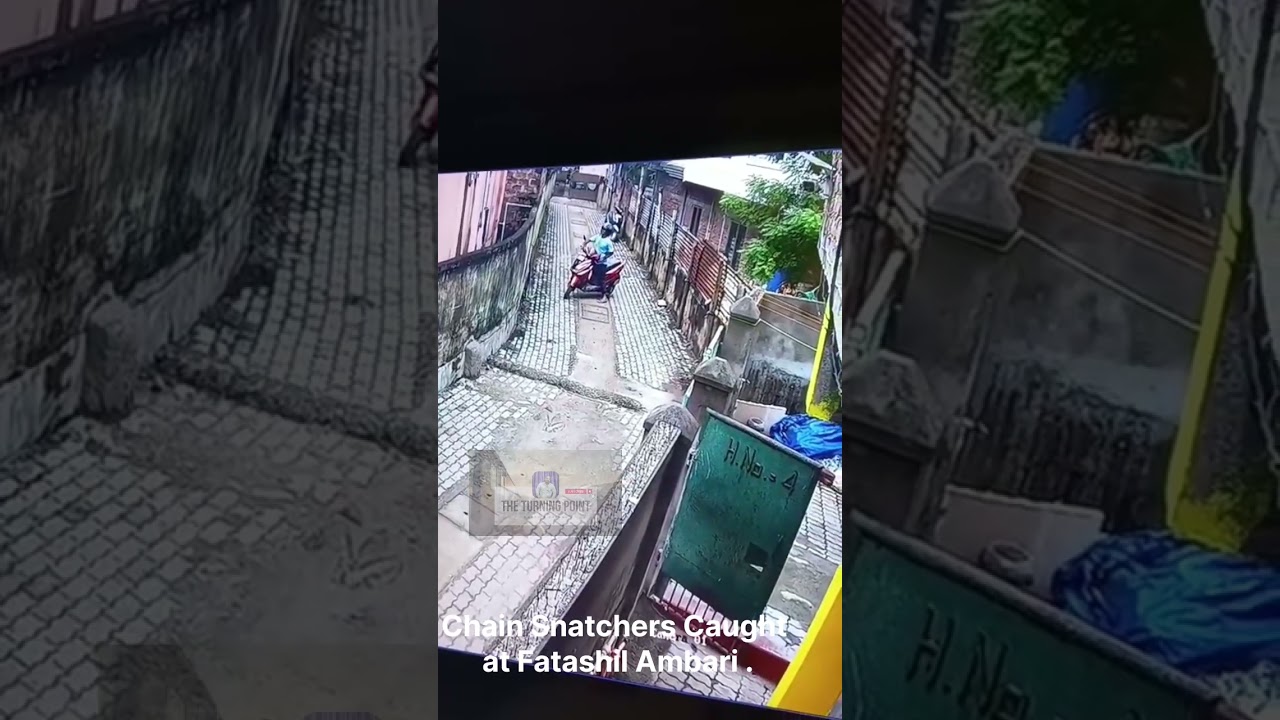 Assam: Chain Snatching Caught live in camera. Arrested by Police. 