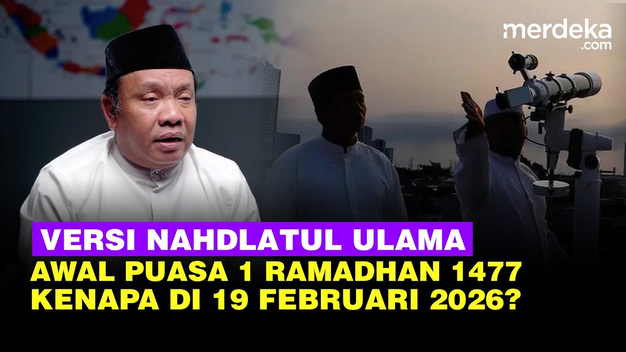 Awal Puasa 1 Ramadhan 1447 Versi NU Jatuh Kamis 19 Februari 2026, Ini Penjelasannya