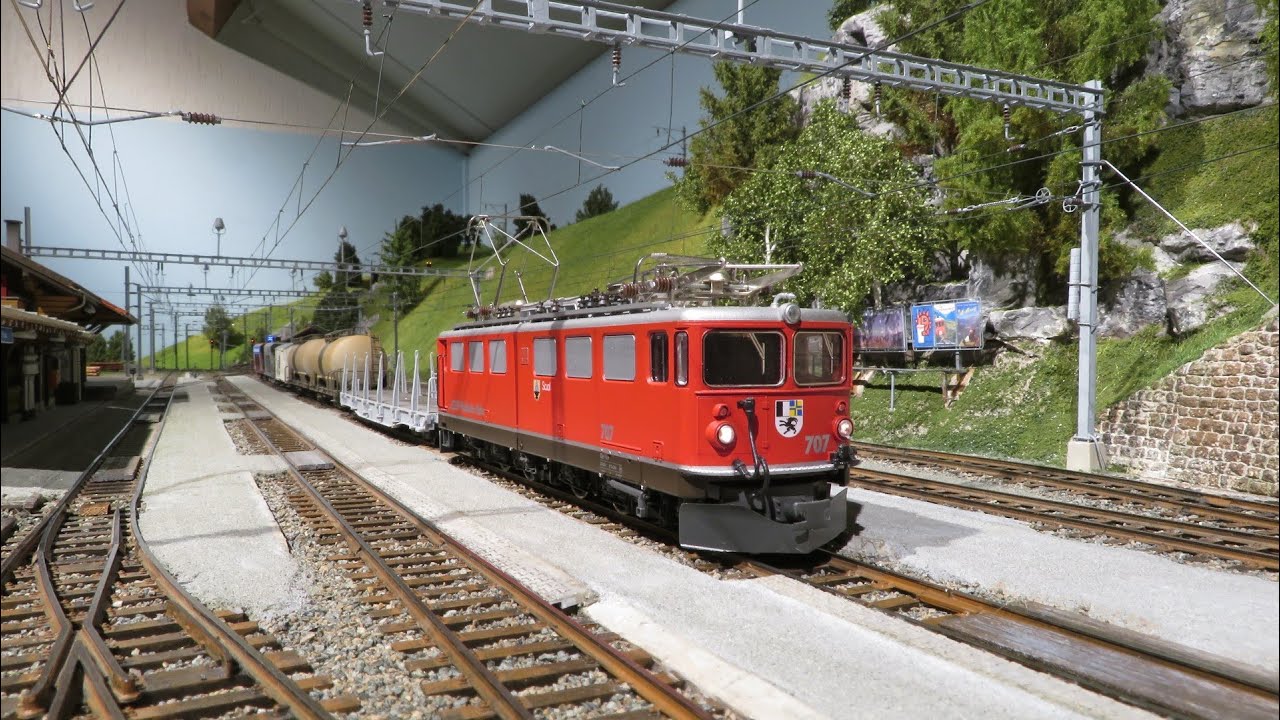 RhB 1:87 Freight trains Filisur 1990