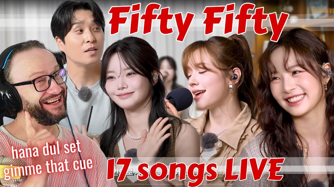 wonderful!!! FIFTY FIFTY (피프티피프티) Performs 17 Songs Live! Monday Kiz's Footprints reaction