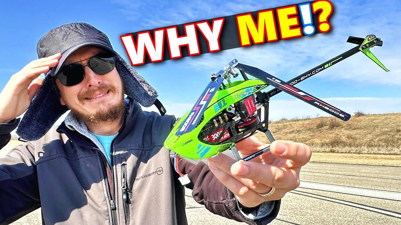 FASTEST RC Helicopter Crash In HISTORY - Goosky S1