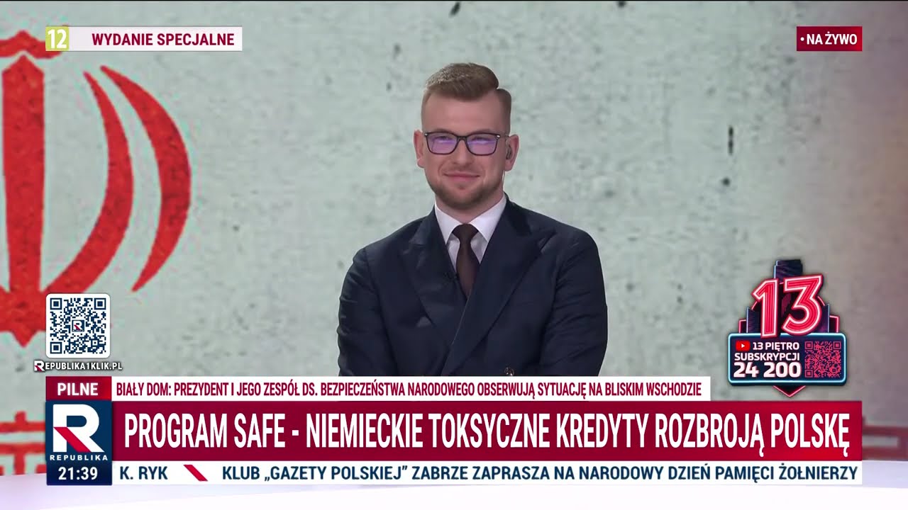 Niemiecki SAFE rozbroi Polskę. Kwiecień:to jest jeden wielki przekręt | Republika Wieczór