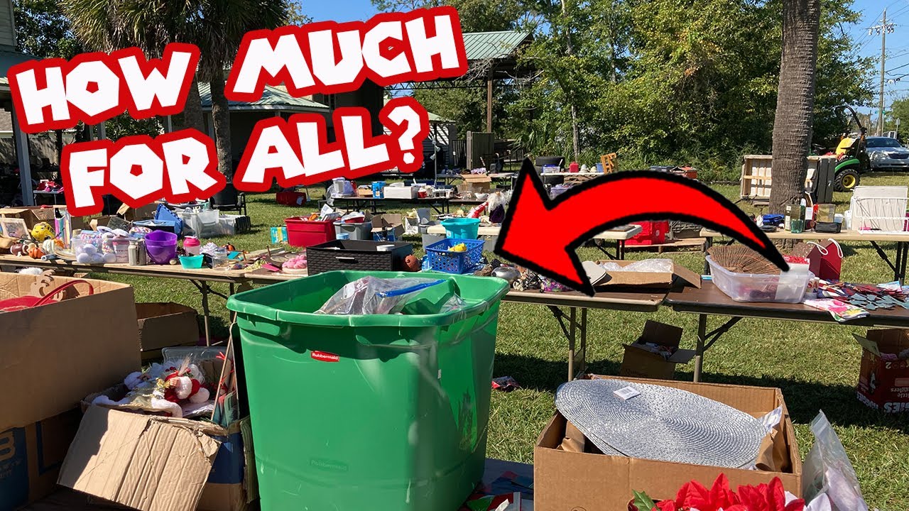 HE BROUGHT OUT HIS CHILDHOOD COLLECTION AT THIS GARAGE SALE