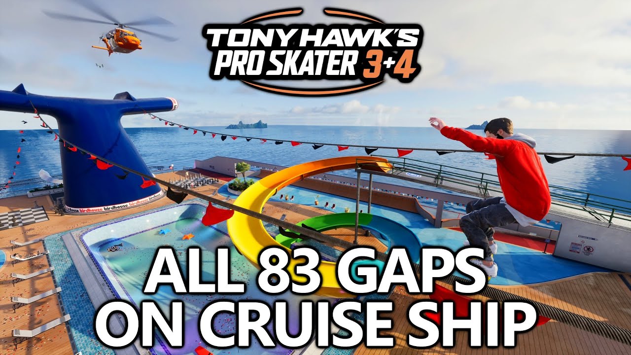 Tony Hawks' Pro Skater 3+4 - All Cruise Ship Gaps