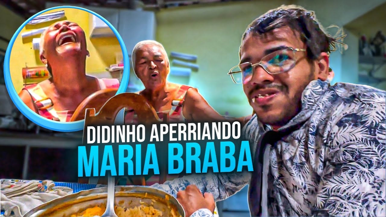 DIDINHO SO FAZ APERRIAR SUA MÃE MARIA BRABA E AINDA COMEU COMIDA ESTRAGADA | DIDINHO E DANY MEL