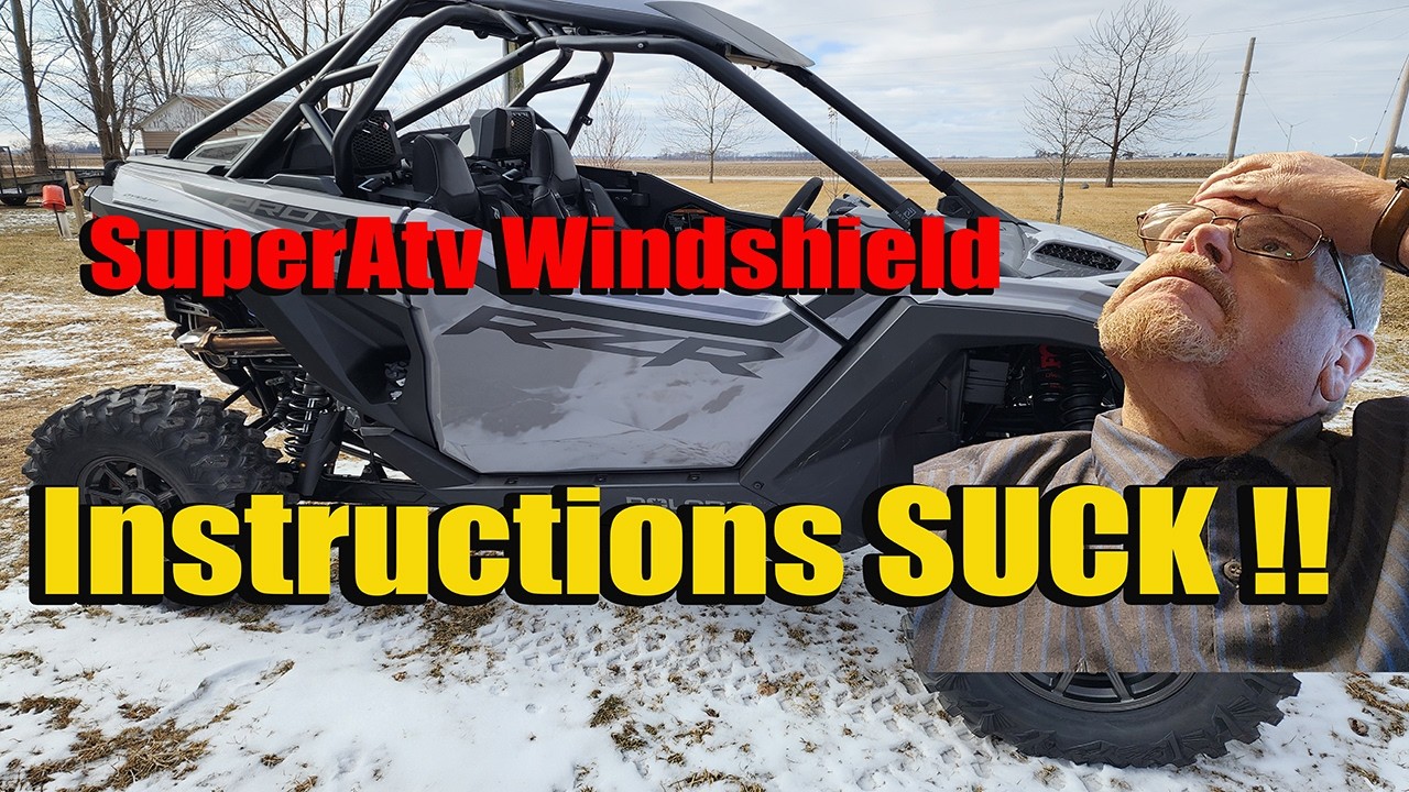 Installing a Superatv windshield and roof