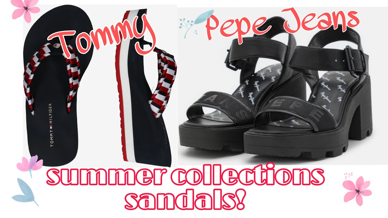 Unboxing Pepe Jeans Camelot sandal and Tommy Hilfiger flip-flops||Summer collections