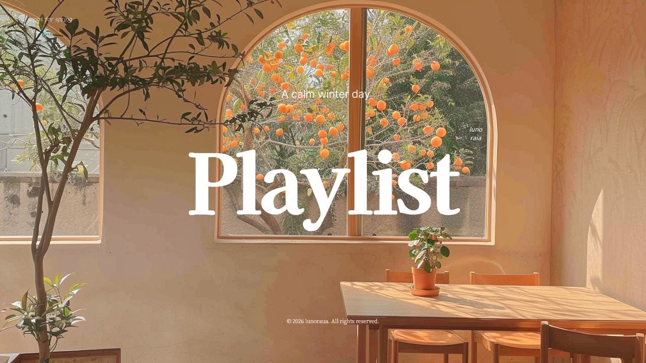 [Playlist] 겨울 끝자락, 봄냄새 느껴지는 포근한 카페 재즈 | Cozy Vintage Jazz for Work 