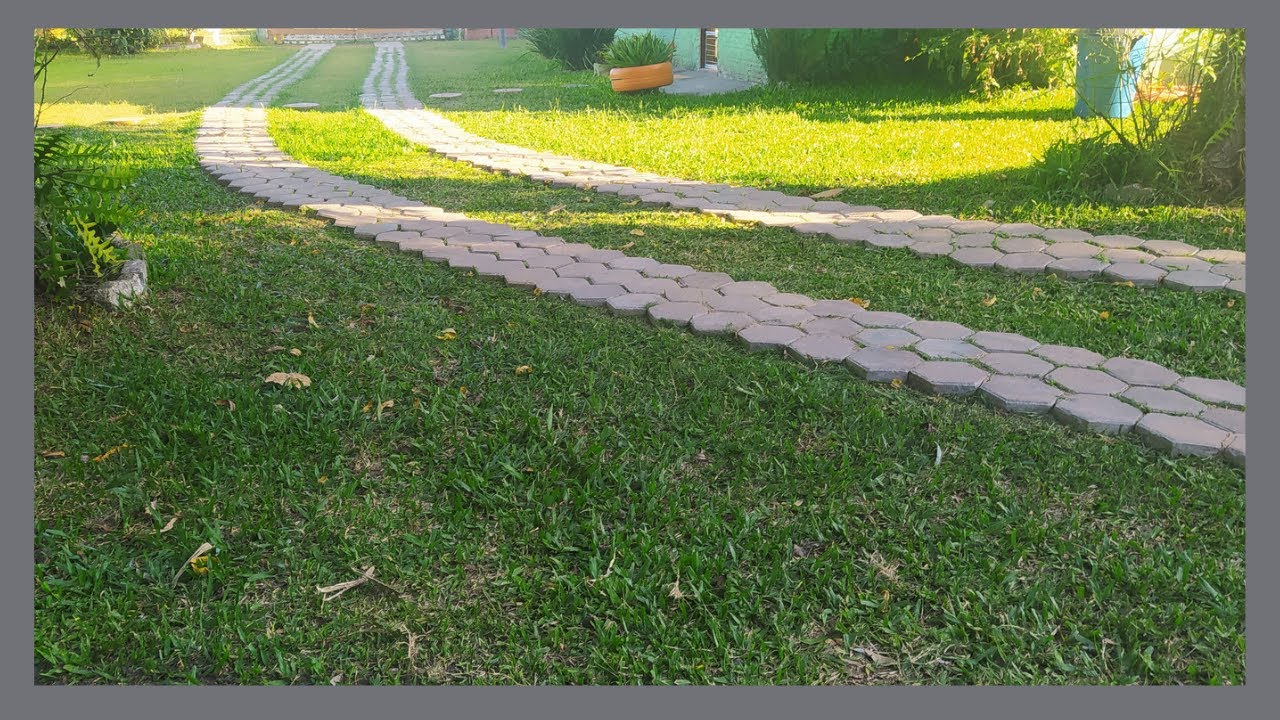 ENTRADA de CHÁCARAS com BLOCO SEXTAVADO/ Como fazer passo a passo