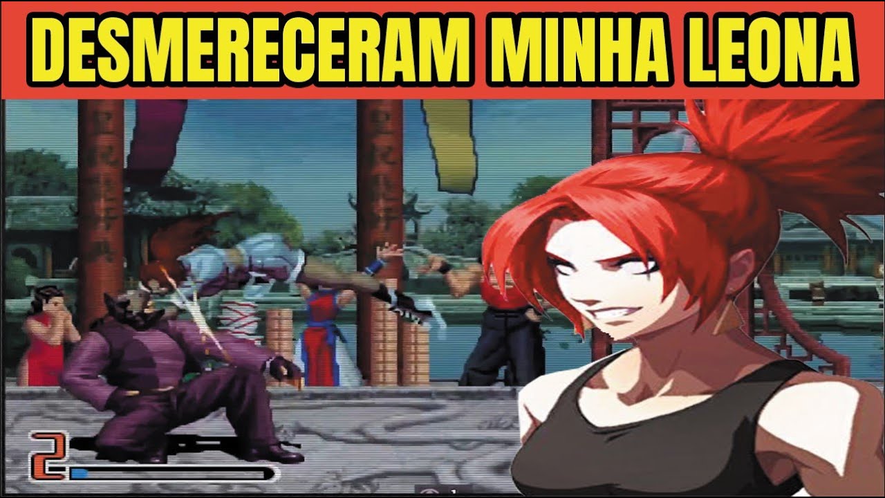 ►KOF 2002 NORMAL (TRY HARD)►O CHAT DESMERECEU MINHA LEONA LUTA TENSA