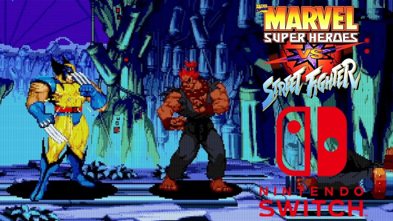 Marvel Super Heroes vs. Street Fighter 1CC Playthrough (Nintendo Switch) 60fps