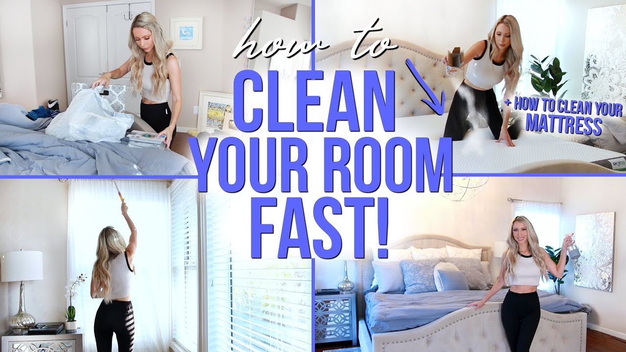 HOW TO CLEAN YOUR ROOM FAST IN 6 EASY STEPS!