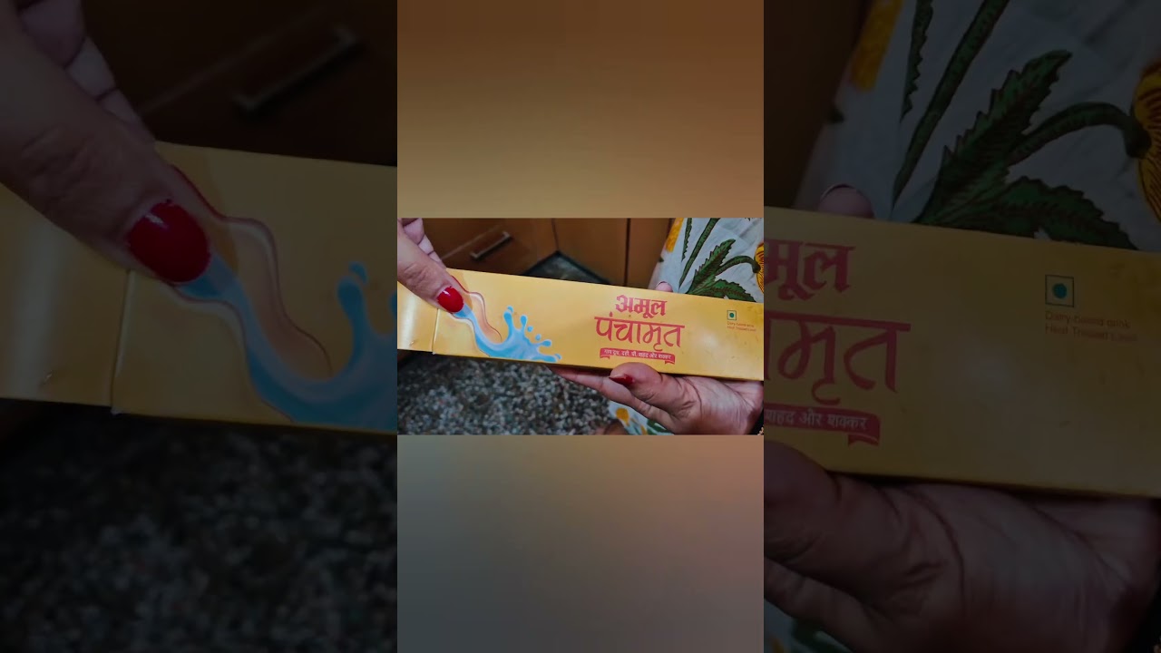 Har Har Mahadev🙏🙇&zwj;♀️ | Amul Panchamrit on Blinkit | Sakshi Parashar #trending #trend #sawan #shorts
