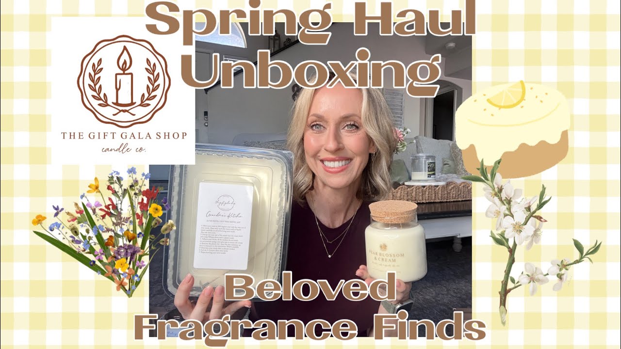 Spring Unboxing 🌸 Gift Gala Shop Haul | Cottagecore Candles, Wax Melts & Apothecary Jars 🕯️✨