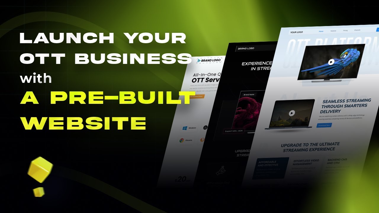 Ready-to-Launch OTT Website to Grow Your Streaming Brand