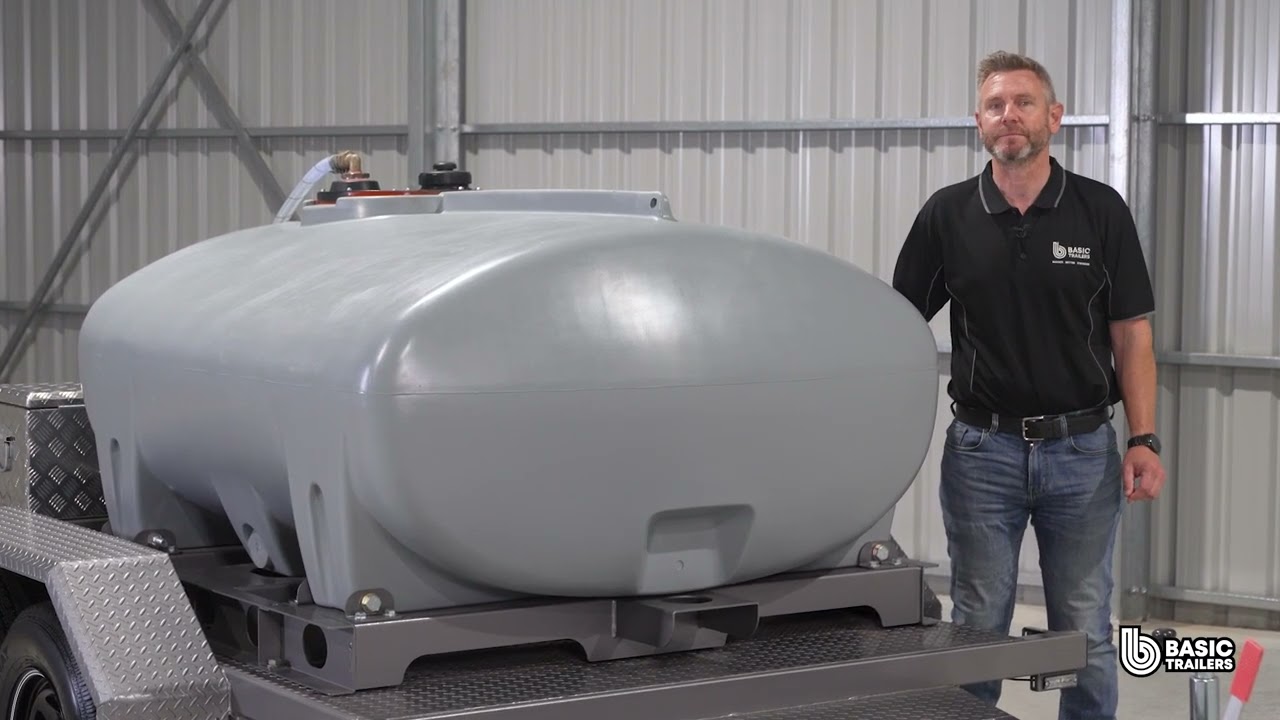 8x5 1200L Diesel Trailer