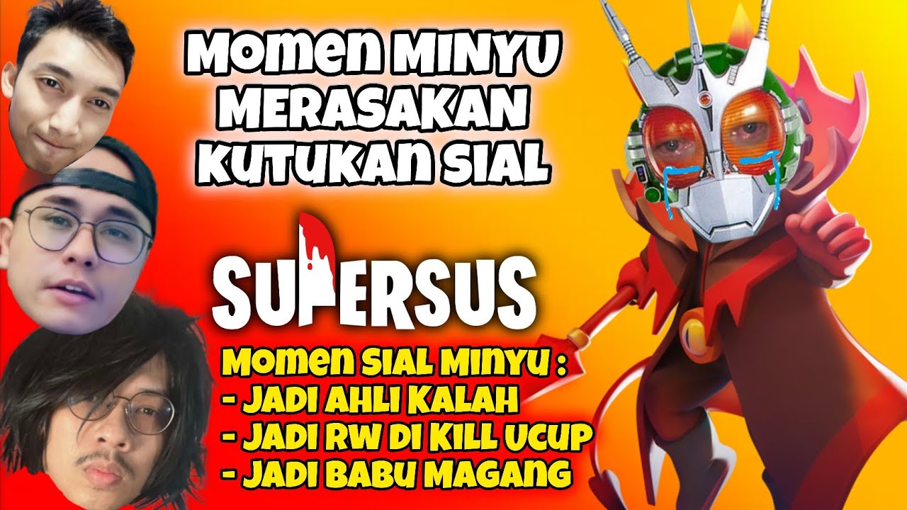 Momen Minyu Kena Kutukan Selalu Sial‼️ Jadi Ahli Kalah, Jadi Babu Pun Kalah :v - Super Sus Indonesia