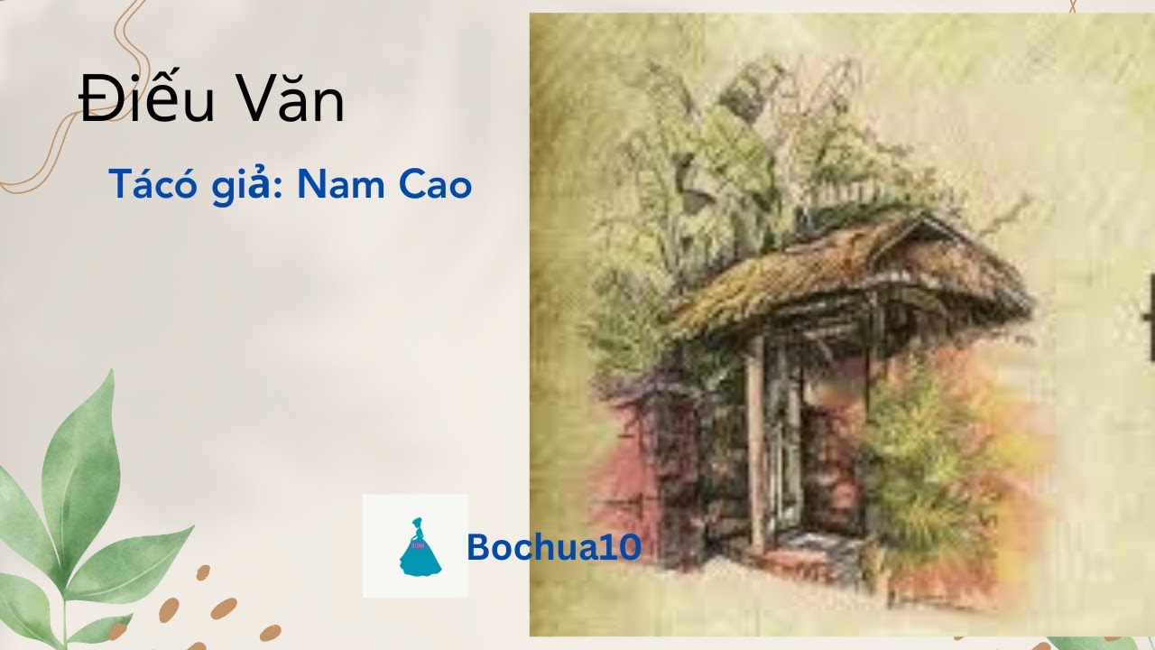 Điếu Văn _ Nam Cao _bochua10