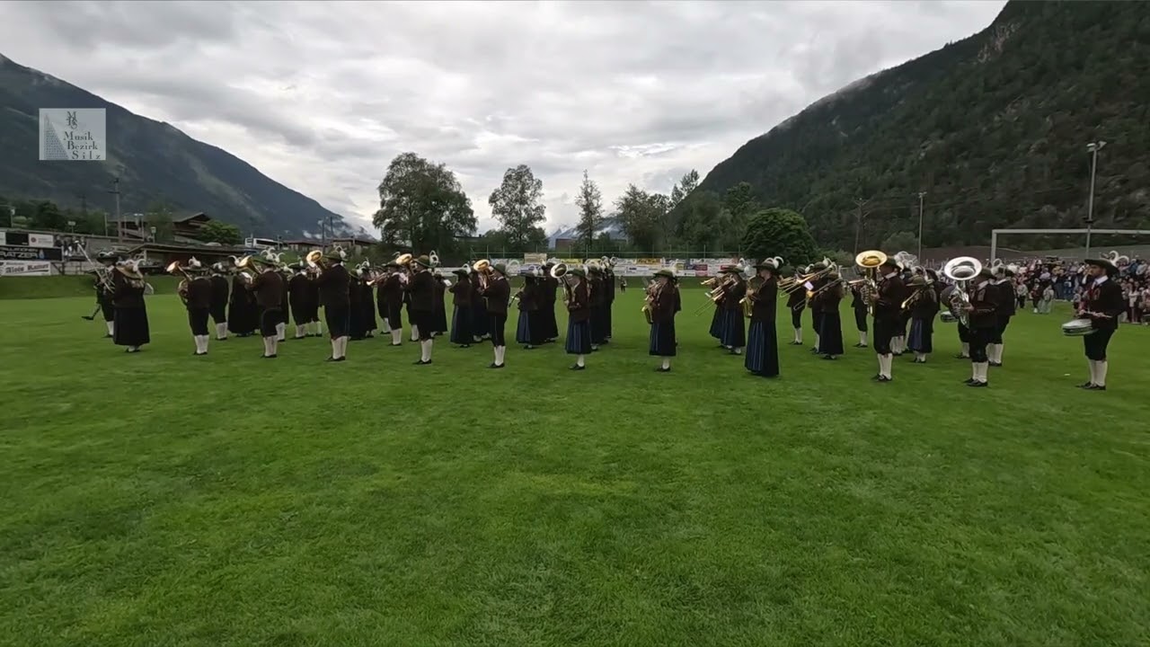 Der Showteil der Marschmusikbewertung Musikbezirk Silz 2023