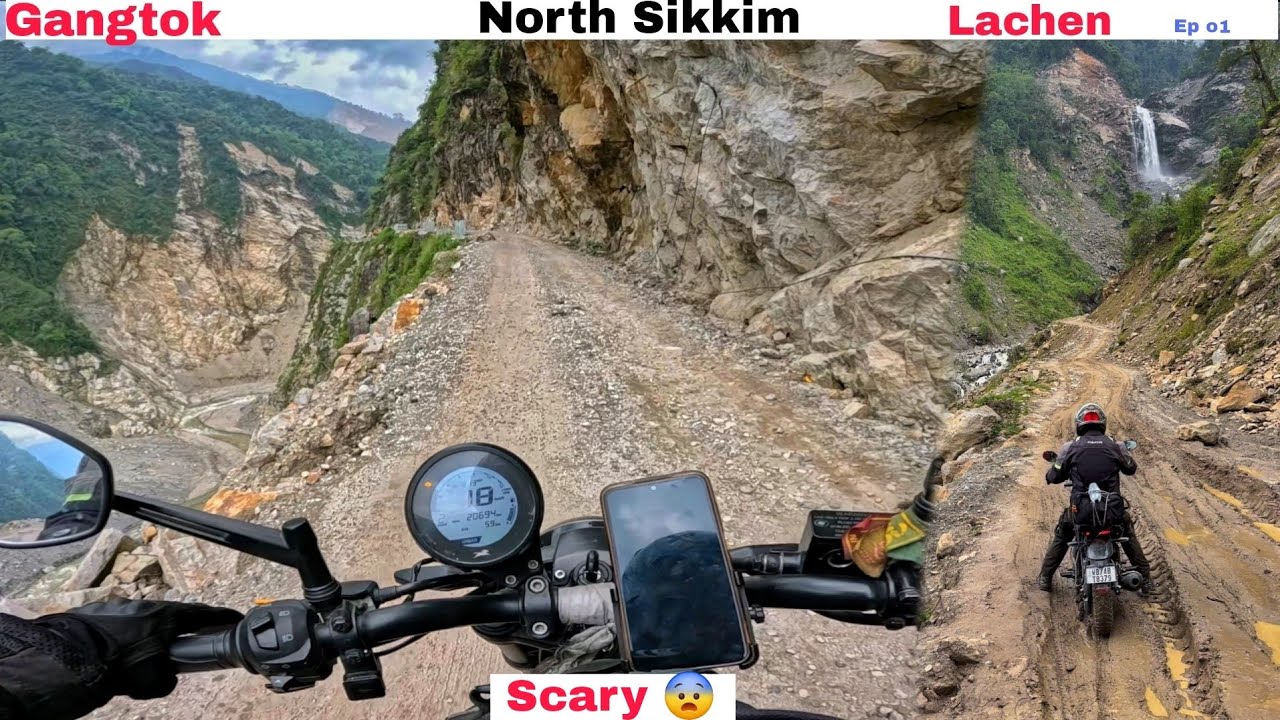 Finally The Epic Adventurous Ride To North Sikkim begun || Gangtok to Lachen Via Naga Village 🔥