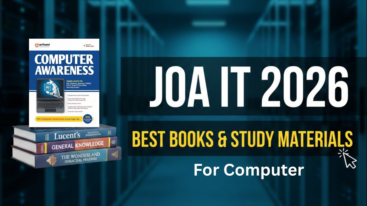 JOA IT 2026 Best Books & Study Material for JOA IT 2026 | New Syllabus l #HPJOAIT #HPRCA