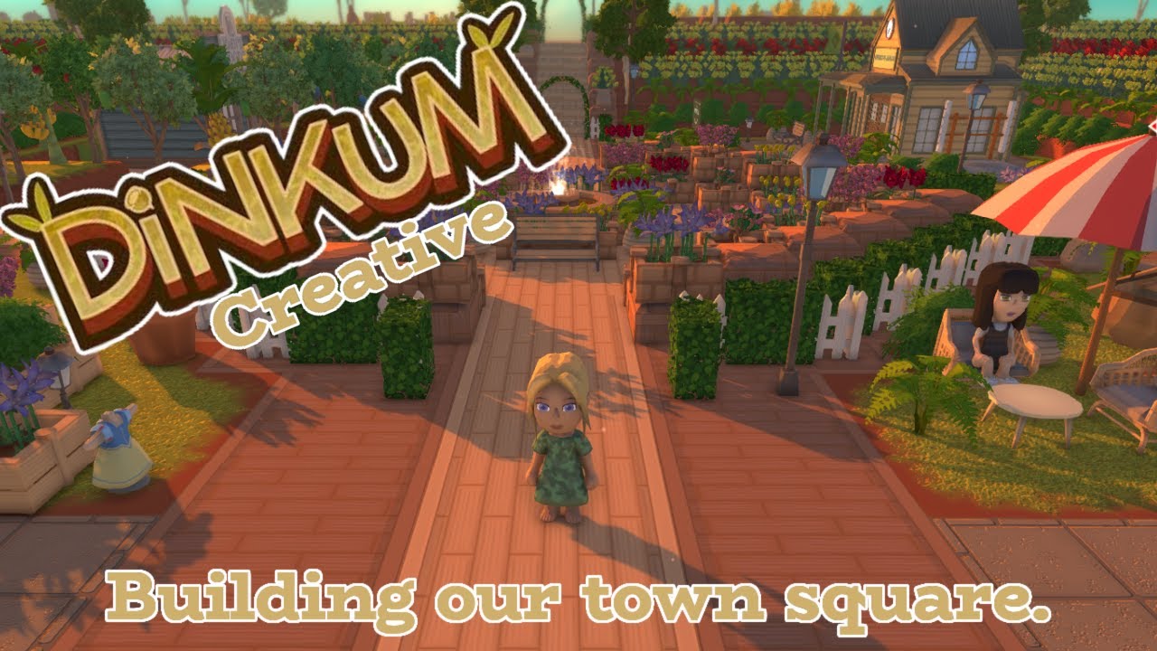 🌼 Dinkum Creative mode 🌼 Building our town square.