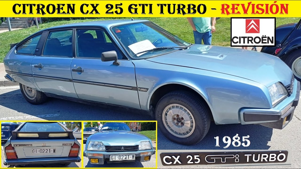 ✅Citroen CX 25 GTI Turbo. La belleza diabólica de 1985. #citroencx