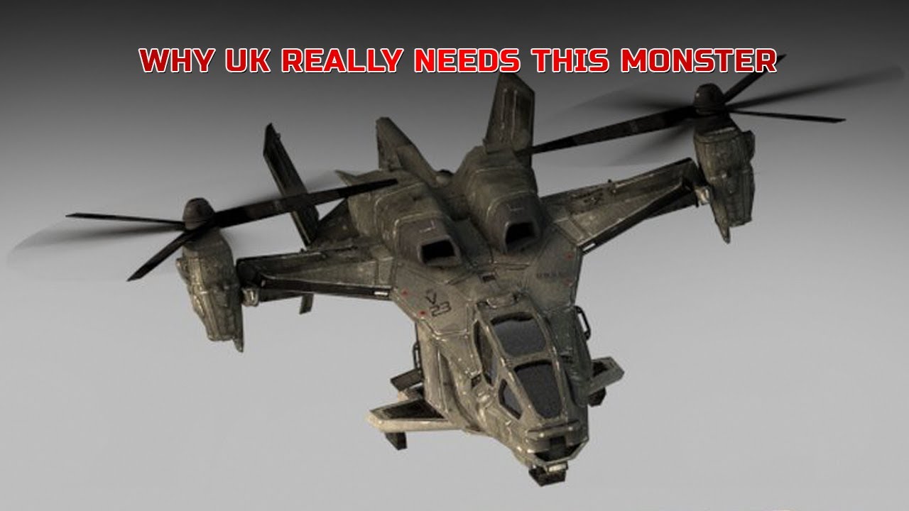 Why The UK Really Needs This Monster Rotorcraft! UK Future Vertical Lift Helicopter