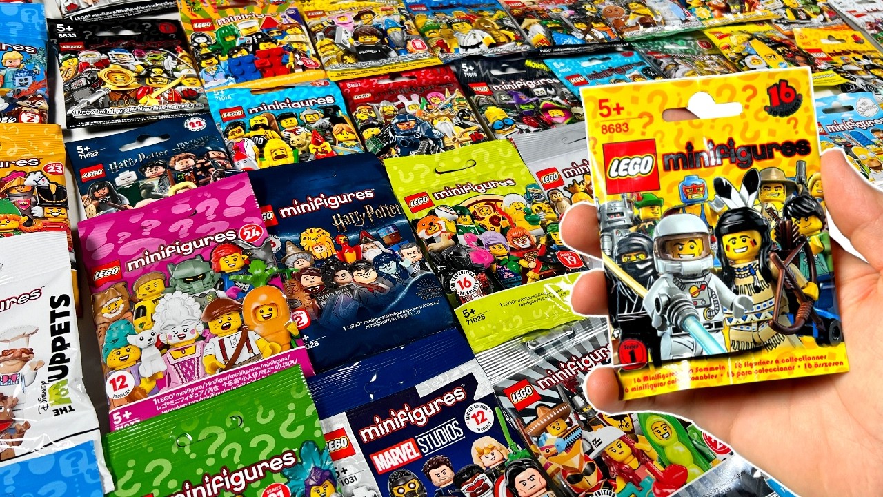 Jede LEGO Minifiguren Serie öffnen! | XXL Unboxing: Marvel, Harry Potter, Ninjago, Olympia, etc.