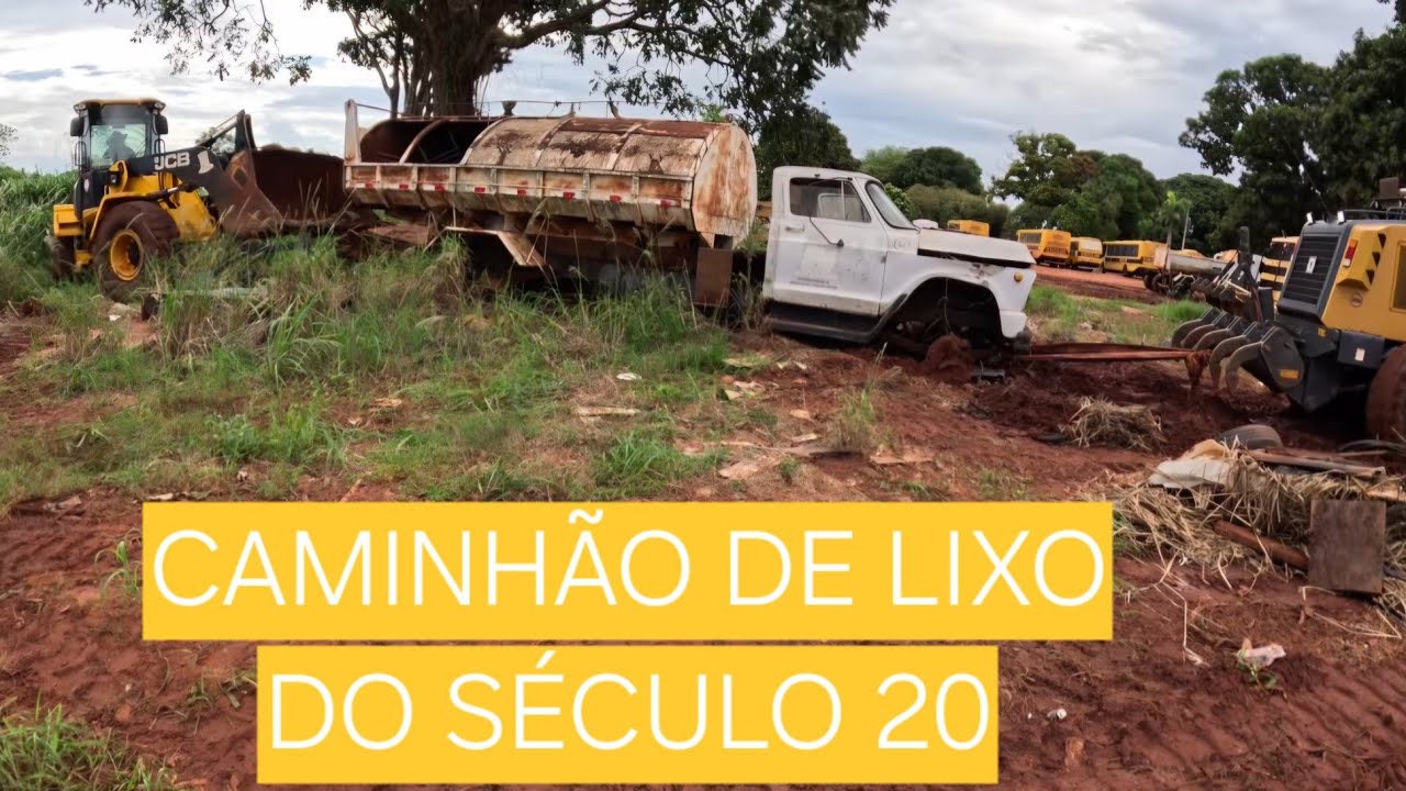 ESTAMOS A GUINCHAR UM CAMINHÃO DE LIXO DO SÉCULO PASSADO| DEU TRABALHO!