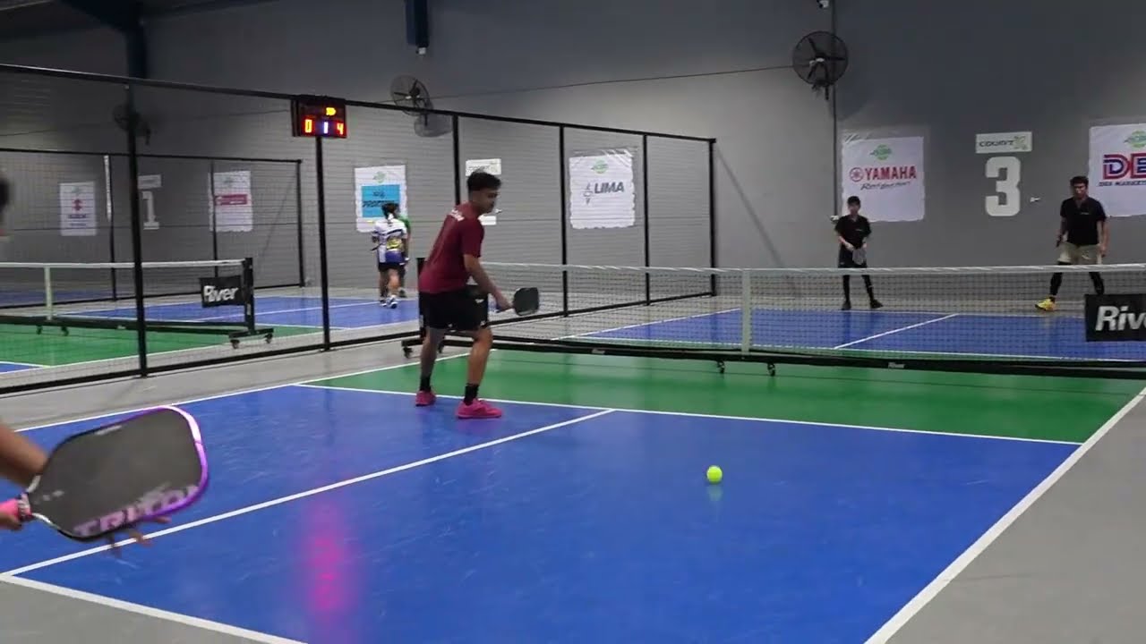 Saulog national Pickleball tournament Open Willian Abay Jr and Liam Jion Abay vs Dywnd Faelnr