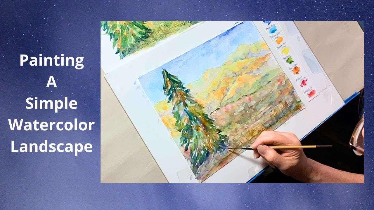 Paint Like A Pro With This Easy Watercolor Landscape