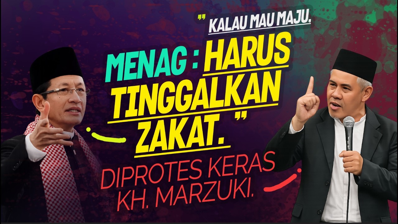 Menteri Agama: Ajak Tinggalkan Zakat, diprotes Keras  KH Marzuki Mustamar