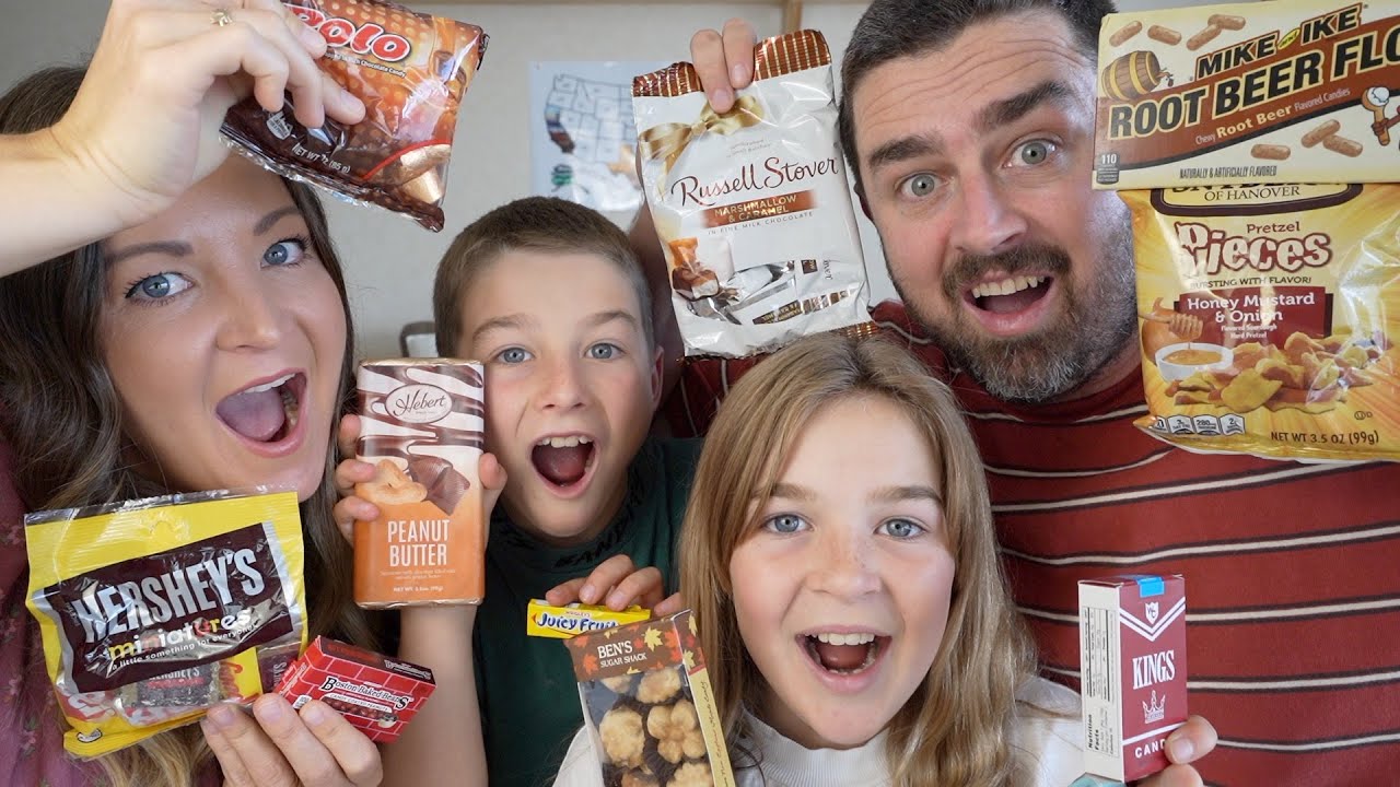 New Zealand Family Try The OLDEST Candy in America & Candy CIGARETTES?! Plus Loads More!