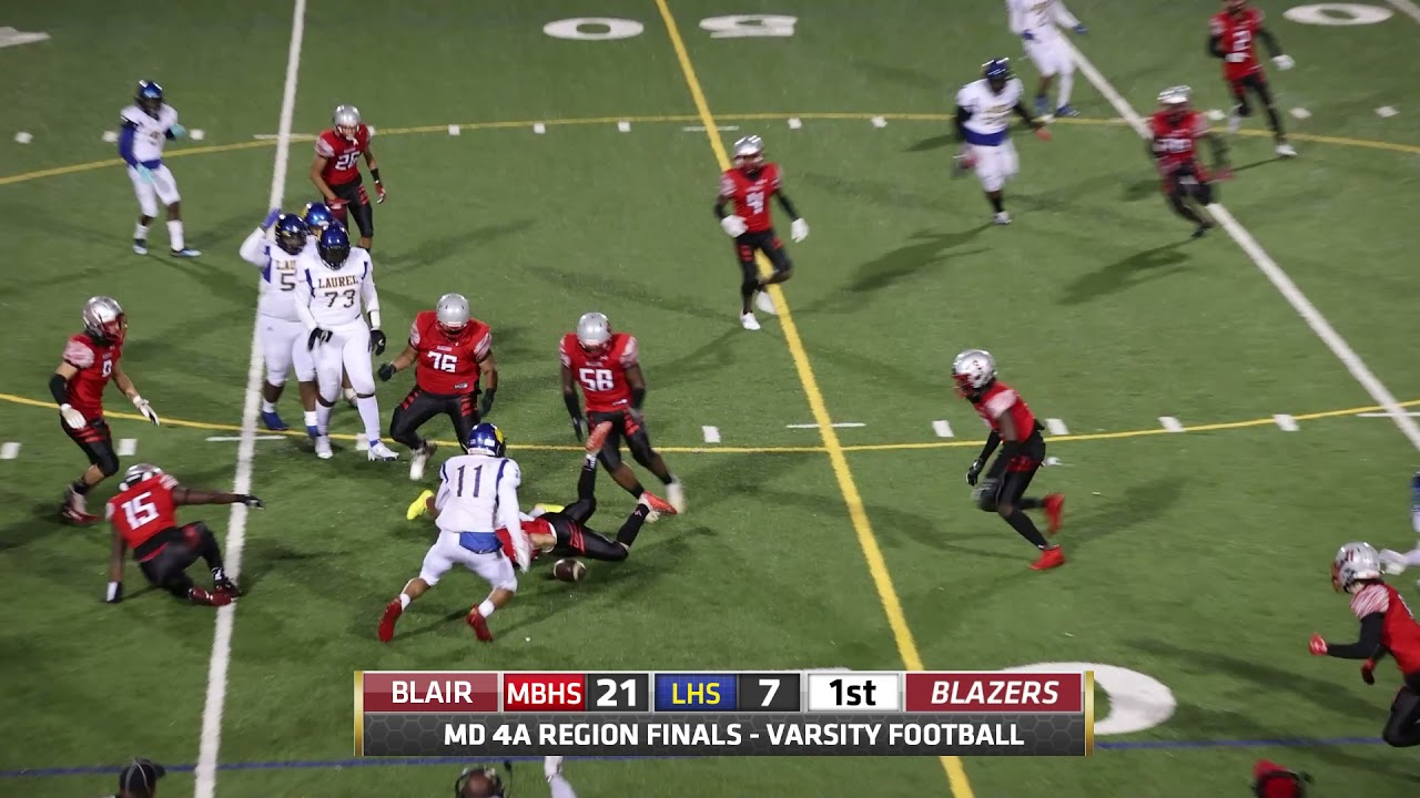 Blair vs Laurel High School - MD 4A Football Regional Finals 2021