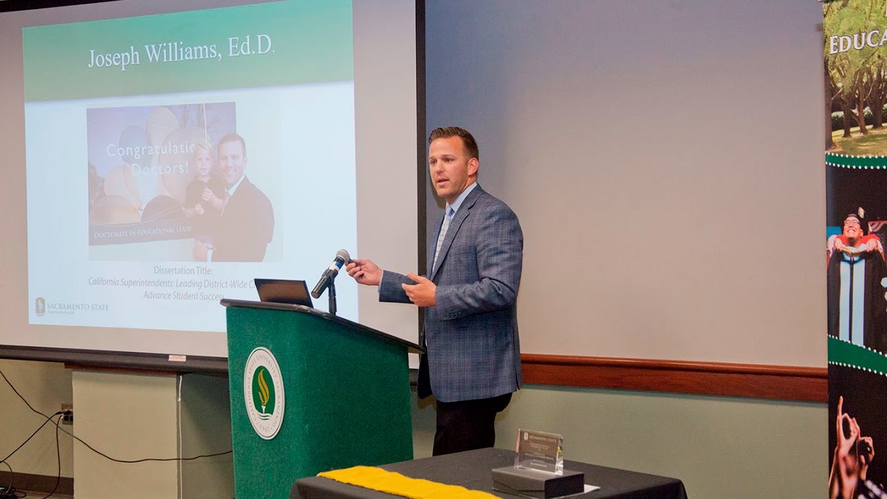 2017 Outstanding Dissertation: Joseph Williams, Ed.D.