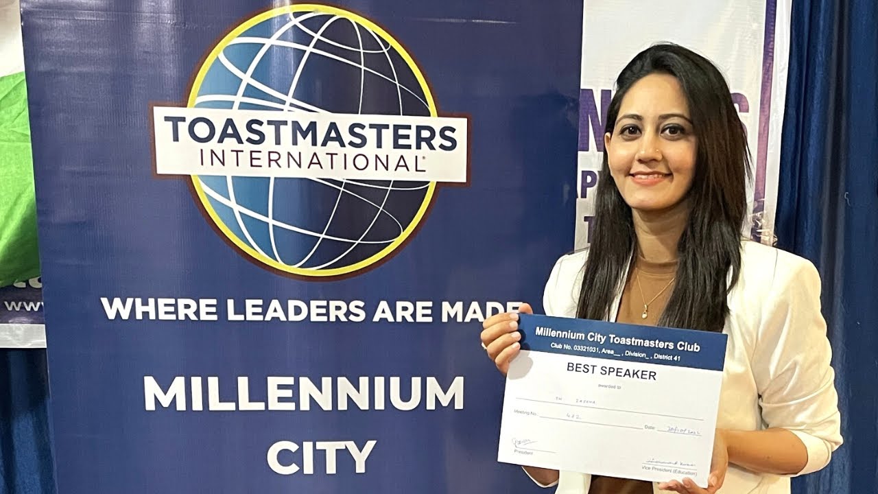 'What's in a name?' | Toastmasters Icebreaker Speech by Zaeema Shaikh