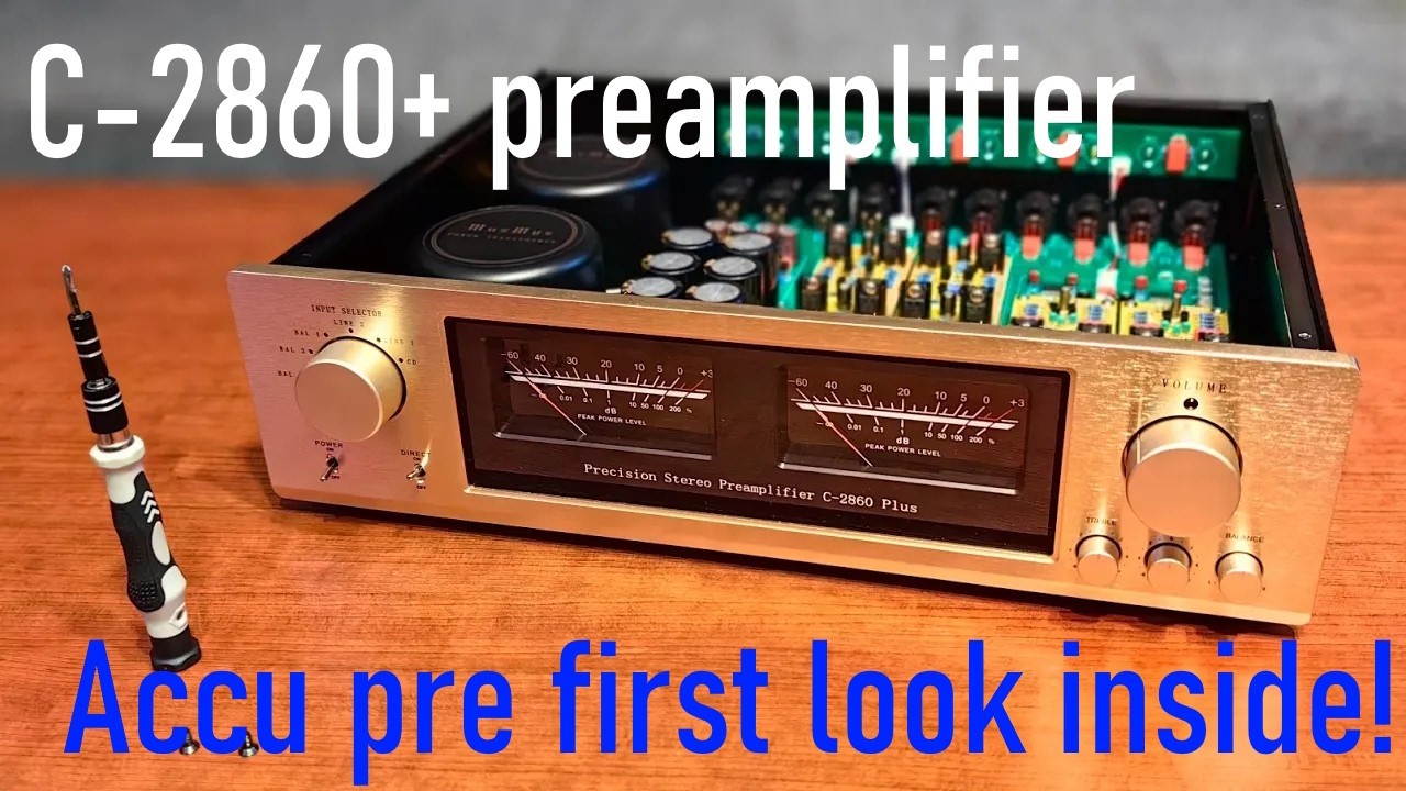 Gold & Gold: Accuphase based C-2860+ Plus Musymys preamp first look!