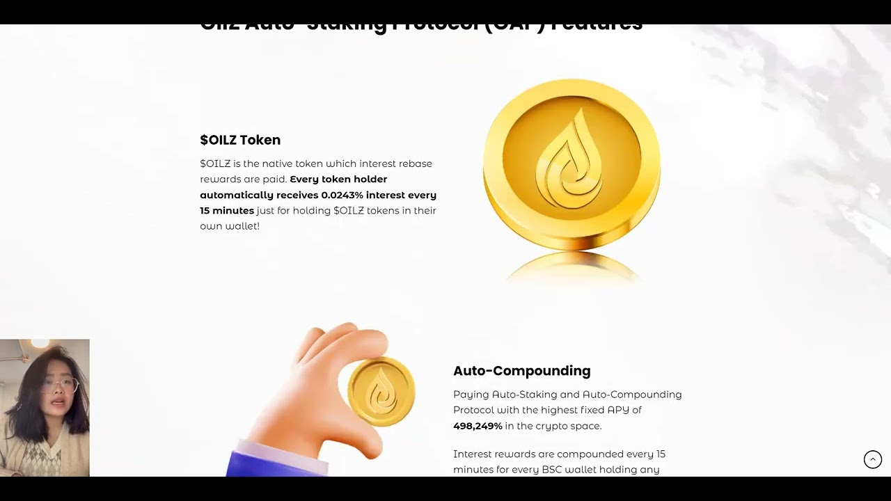 Oilz.Finance's team aims to improve the quality and sustainability of the project.