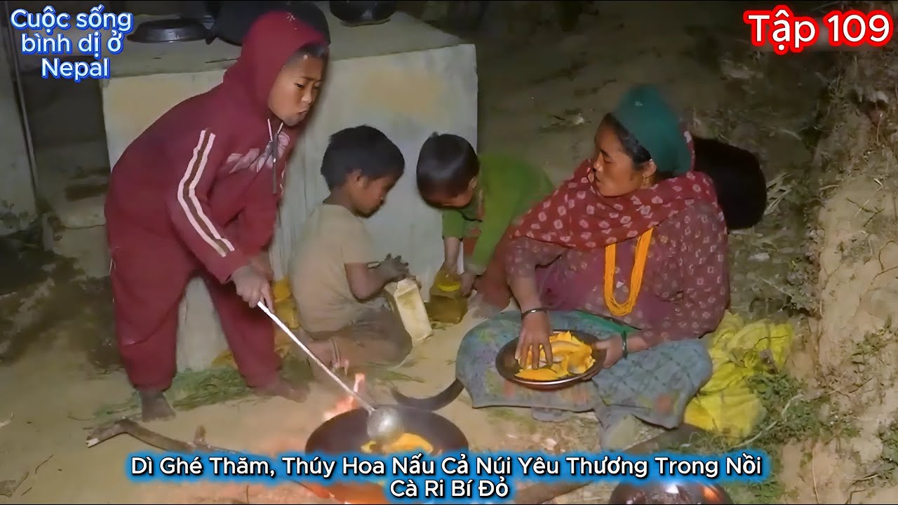Thúy Hoa Tập 109 - Dì Ghé Thăm, Thúy Hoa Nấu Cả Núi Yêu Thương Trong Nồi Cà Ri Bí Đỏ