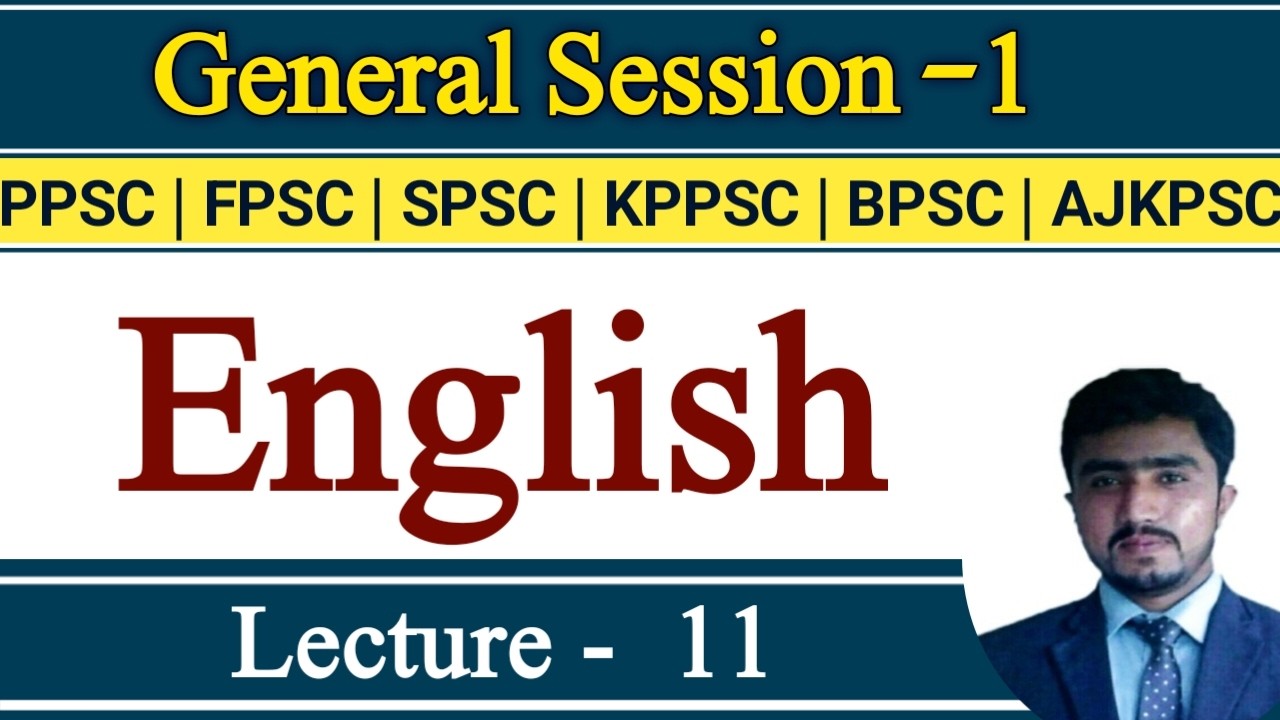 FPSC/Ppsc upcoming jobs 2026  Syllabus preparation | General Session 1 | English Lecture 11