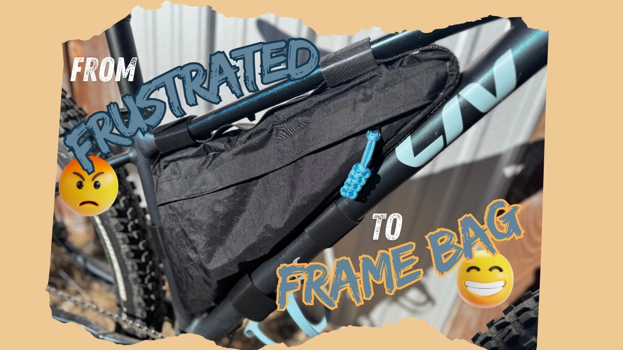 MYOG Frame Bag|My First Frame Bag (Mistakes Included)