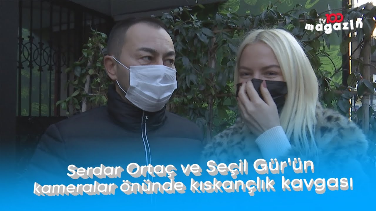Serdar Ortaç ve Seçil Gür'ün kameralar önünde kıskançlık kavgası