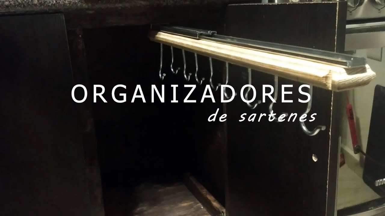 ORGANIZADOR DE SARTENES Y UTENSILIOS DE COCINA, optimiza tus espacios.