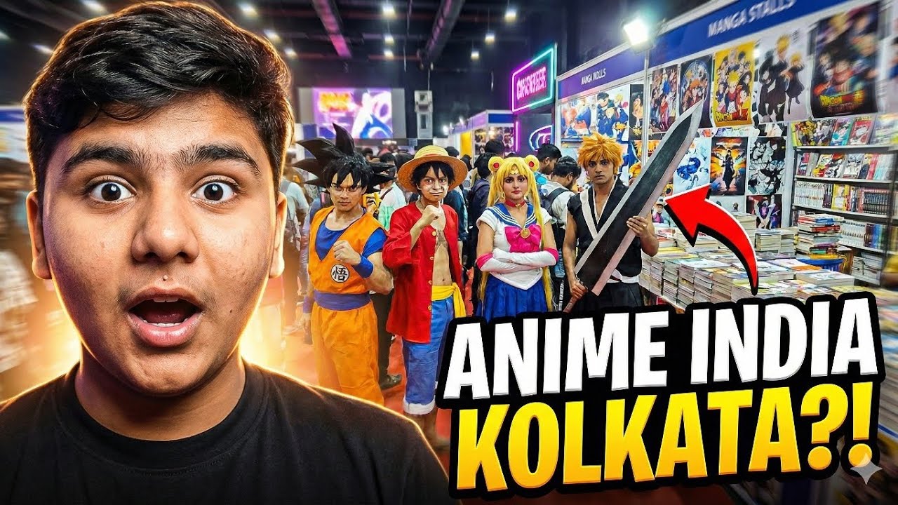 Kolkata’s BIGGEST Anime Convention?! 😳 | Anime India 2026