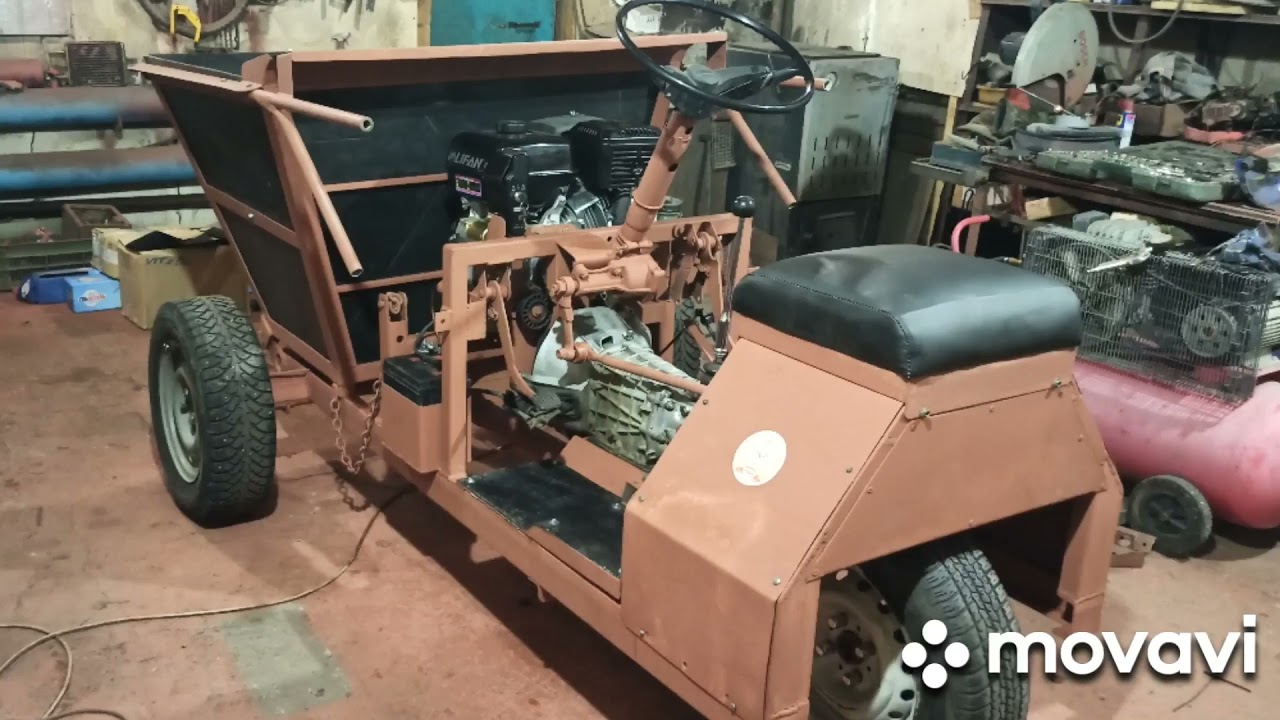 SUPER тачка!!! Самодельная самоходная мини Dumper Bobstas 2.